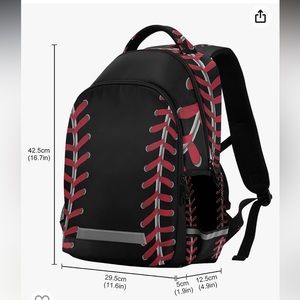 New Baseball backpack/laptop bag .
